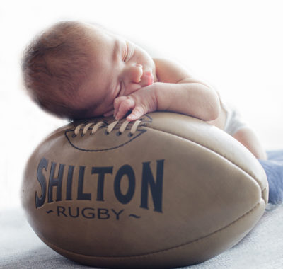 photos bébé rugby